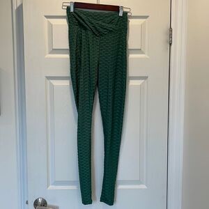 SWS Green Streetwise Society Leggings. Size small.